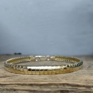 Vintage Milor 925 Omega Chain Bracelet